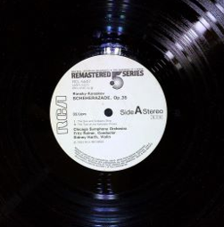 LP Rimsky-Korsakoff - Fritz Reiner, Chicago Symphony Orchestra – Scheherazade