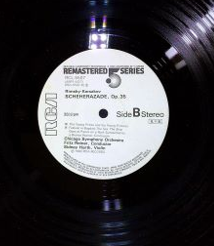 LP Rimsky-Korsakoff - Fritz Reiner, Chicago Symphony Orchestra – Scheherazade