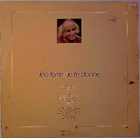 LP Léo Ferré – Je Te Donne