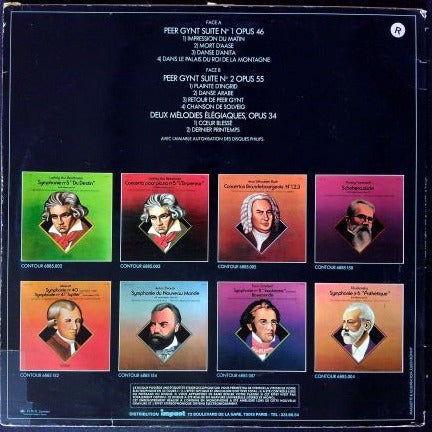 LP Edvard Grieg, Orchestre Philarmonique De La Haye, Willem Van Otterloo – Peer Gynt - Suites n°1 et 2 - Deux Mélodies Elégiaques