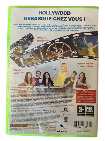 Jeu Xbox 360 You're In The Movies Neuf Sous Blister