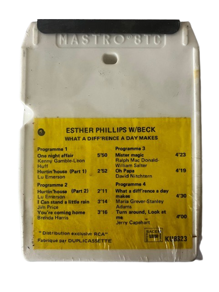 Track Cartridges / Cassette 8 Pistes -What A Diff' Rence A Day Makes KU8 S 23