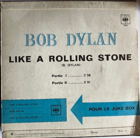 SP Bob Dylan - Like A Rolling Stone - Juke-box