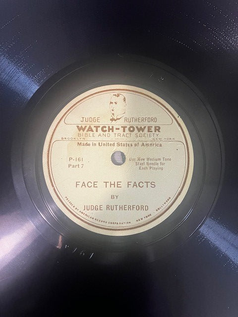 78 rpm trs Watch-Tower Judge Rutherford