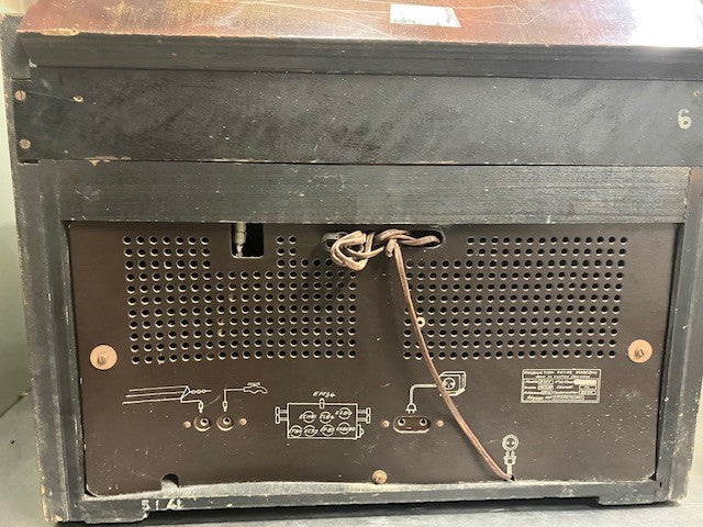 Poste radio tsf avec tourne disque Pathé Marconi modèle 855C