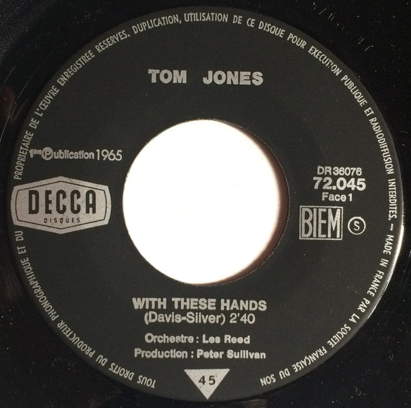 SP Tom Jones - With These Hands / Untrue