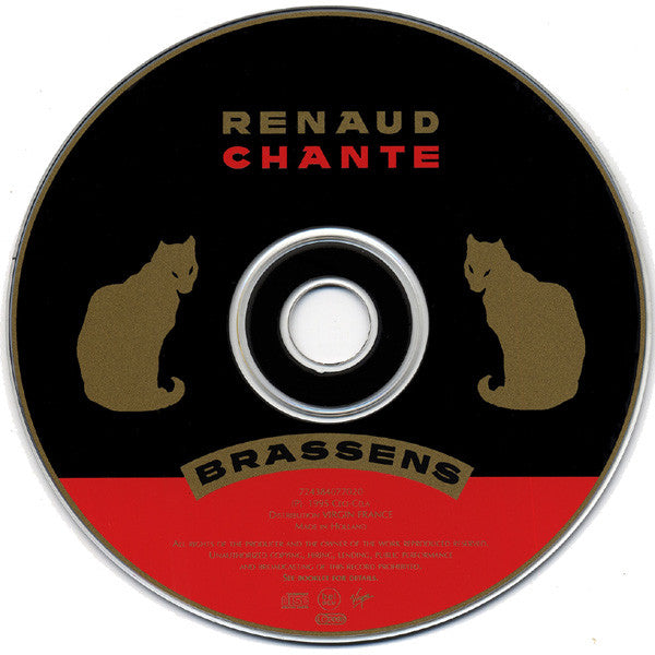 Cd Renaud Chante Brassens