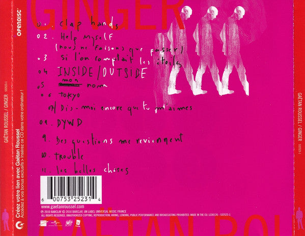 Cd Gaëtan Roussel – Ginger