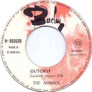 SP The Animals - Inside-Looking Out / Outcast