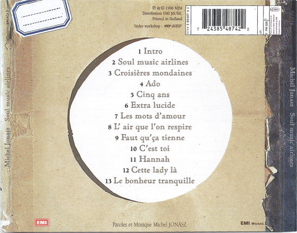 Cd Michel Jonasz – Soul Music Airlines