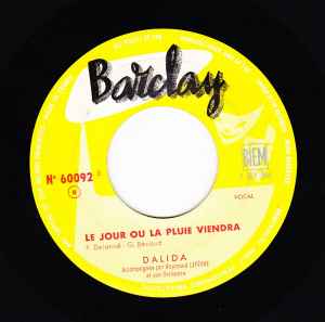 SP Dalida – Gondolier - Le Jour Où La Pluie Viendra
