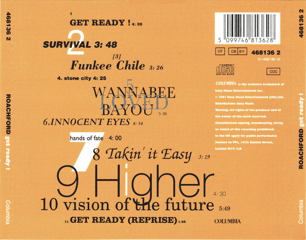 Cd Roachford – Get Ready !