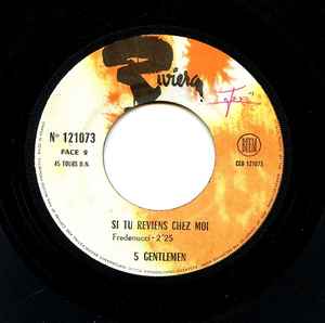 SP 5 Gentlemen – Dis-Nous Dylan / Si Tu Reviens Chez Moi Disque Juke-box