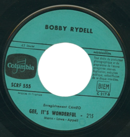 SP Bobby Rydell – I'll Never Dance Again Disque Juke-box
