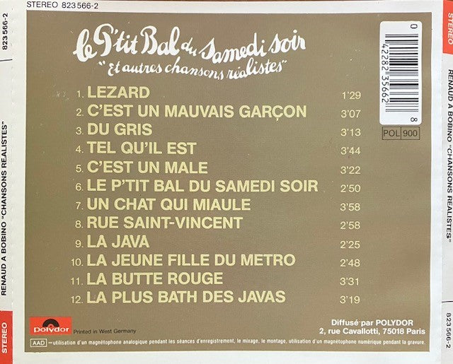 Cd Renaud – Le P’tit Bal Du Samedi Soir