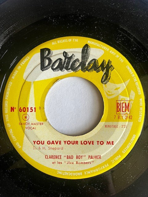 SP Clarence Palmer It's A Blue World - You Gave Your Love To Me