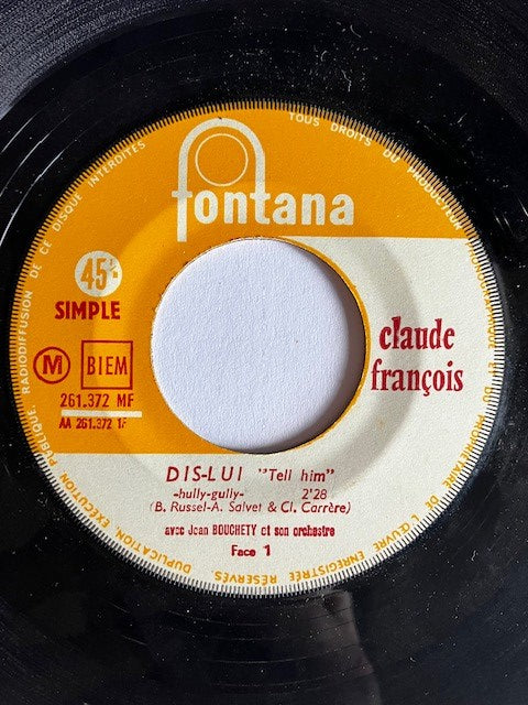 SP Claude François – Dis-Lui - Marche tout droit