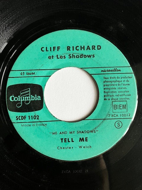 SP Cliff Richard & The Shadows - Tell Me - I'm Gonna Get You