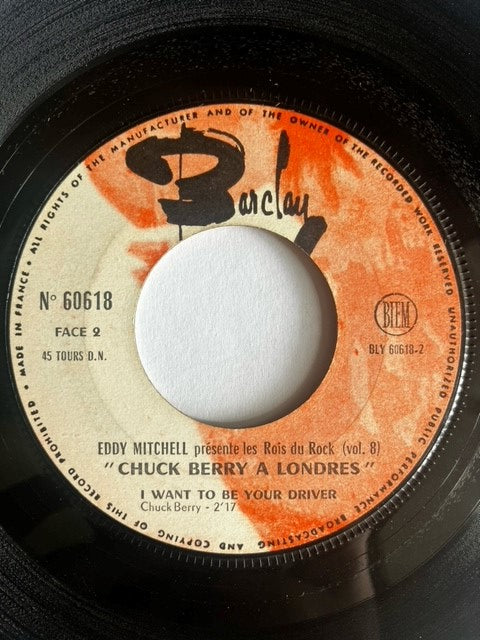 SP Eddy Mitchell Présente Chuck Berry – « Chuck Berry A Londres »