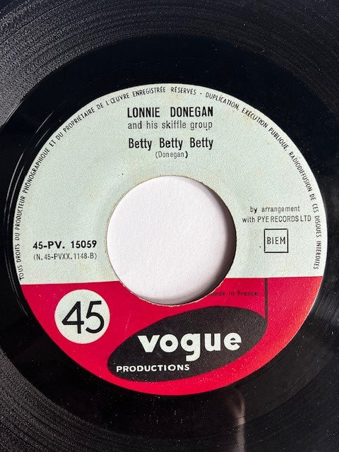 SP Lonnie Donegan Fort Worth Jail - Betty Betty Betty