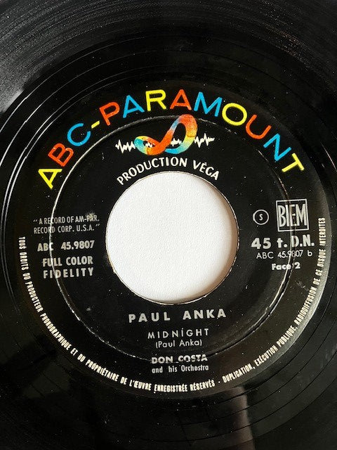 SP Paul Anka - Faibles Femmes - Midnight