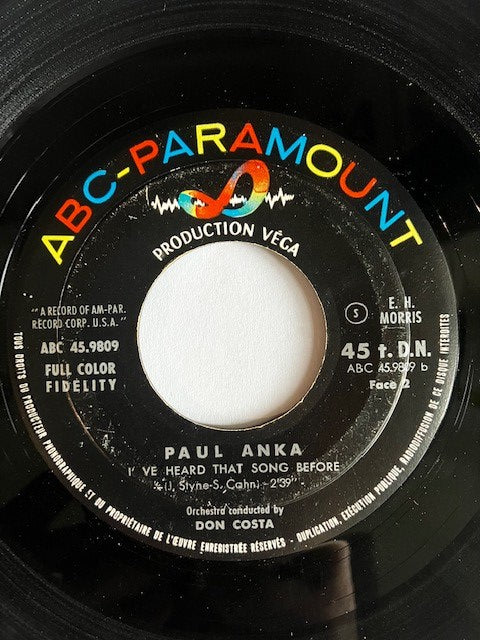 SP Paul Anka - I Miss You So / I've Heard That Song Before