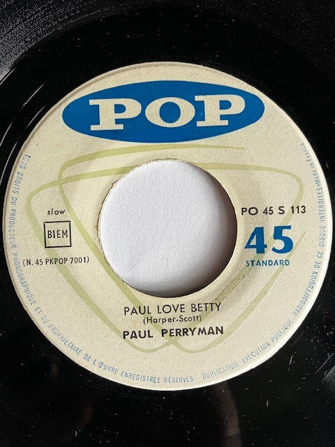 SP Paul Perryman – Teen-Age Romeo