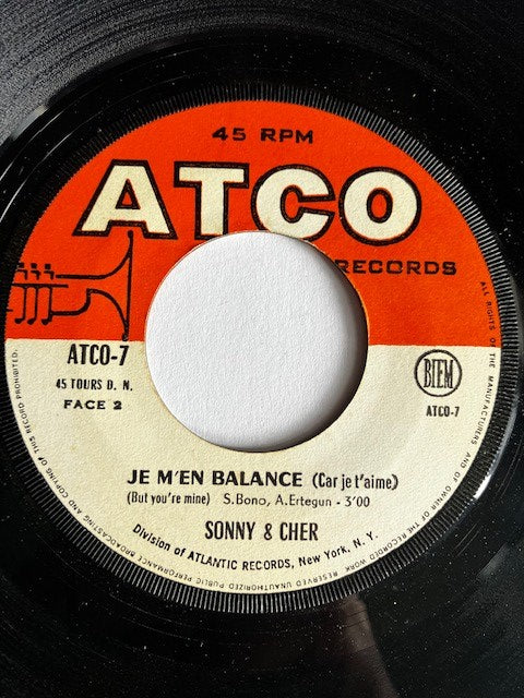 SP Sonny & Cher The Revolution Kind - Je M'en Balance