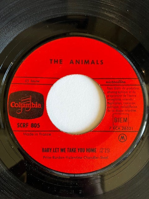 SP The Animals - Baby Let Me Take You Home - Talkin' About You