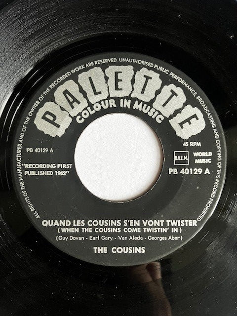 SP The Cousins - Quand Les Cousins S’En Vont Twister - Ok Twist - Juke-box