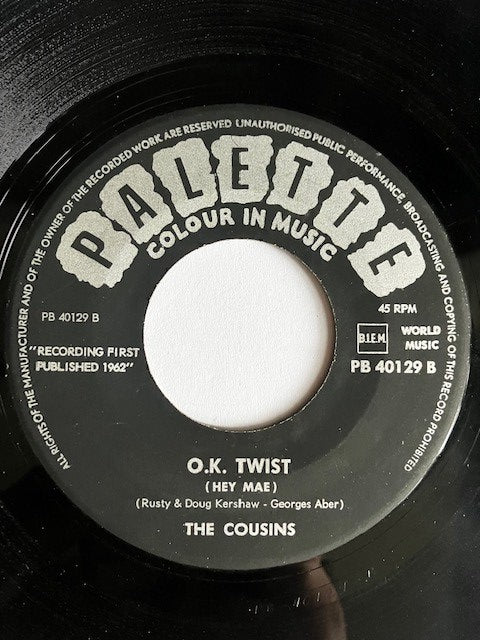 SP The Cousins - Quand Les Cousins S’En Vont Twister - Ok Twist - Juke-box