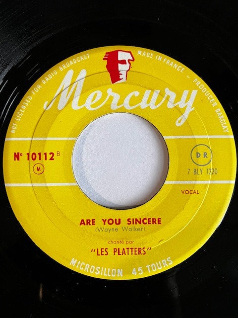 SP The Platters - Don't Let Go - Are You Sincere