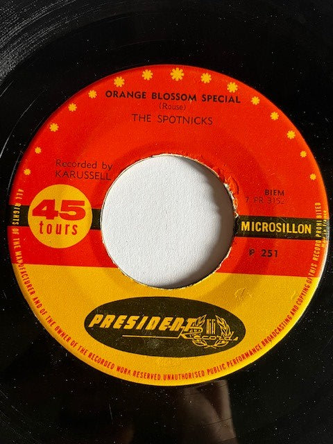 SP The Spotnicks - Orange Blossom Spécial - The Spotnicks' Theme