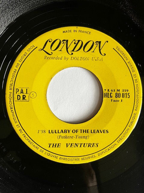 SP The Ventures – Lullaby Of The Leaves / Ginchy