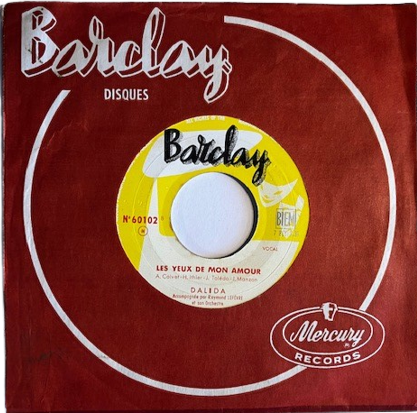 SP Dalida – Dieu Seul - Les Yeux De Mon Amour