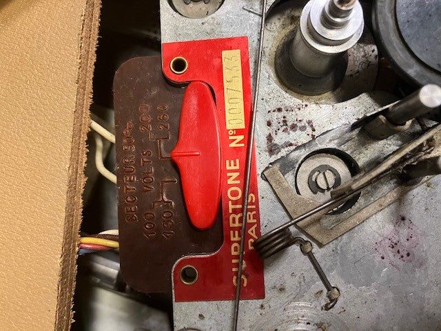 Tourne disque avec amplificateur à lampe Supertone S-4