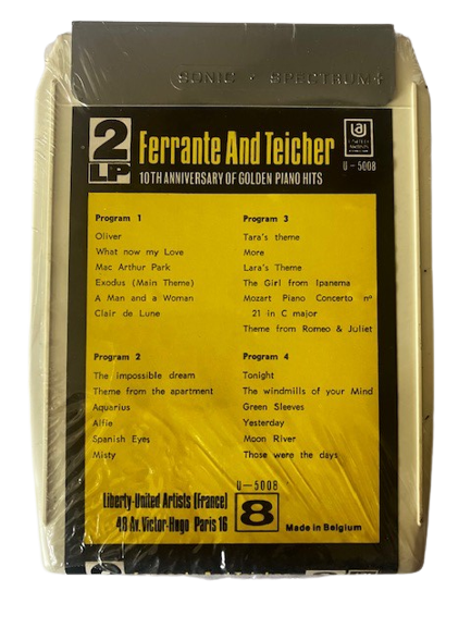 Track Cartridges / Cassette 8 Pistes - Ferrante & Teicher 10Th Anniversary Of Golden Piano Hits U-5008