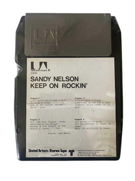 8-Track Cartridges / Cassette 8 Pistes - Sandy Nelson – Keep On Rockin' U-8992