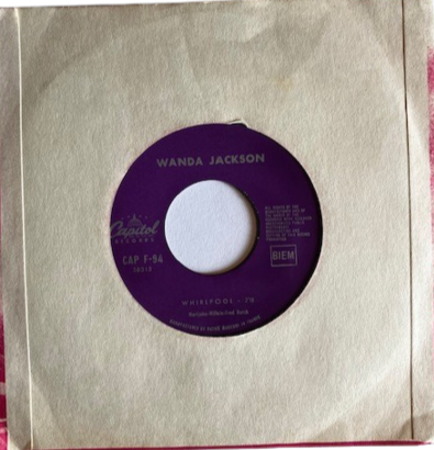 SP Wanda Jackson – Whirlpool / Fujiyama Mama - Juke-box