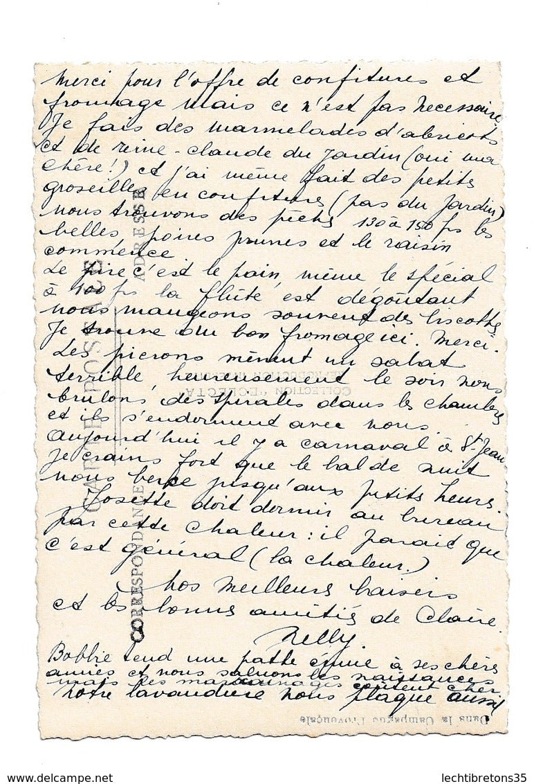 Carte postale - saint jean cap ferrat collection ECLECTA SUR LA RIVIERA Dans la campagne provençale