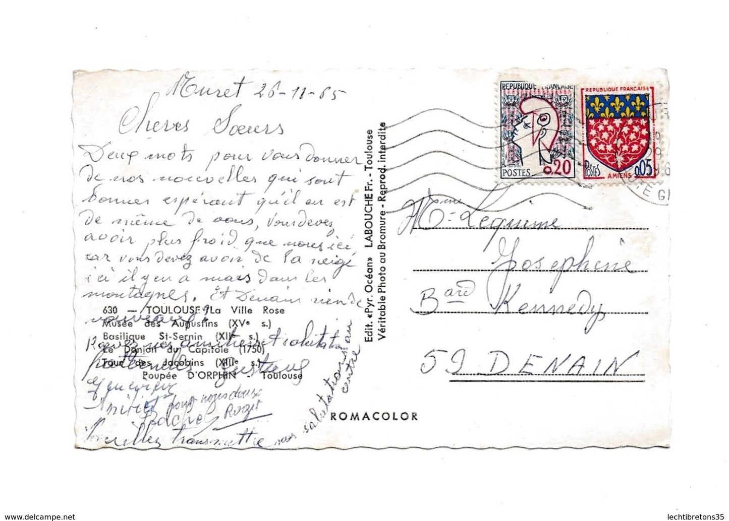 Carte postale - Toulouse 630 musée basilique poupée orphin