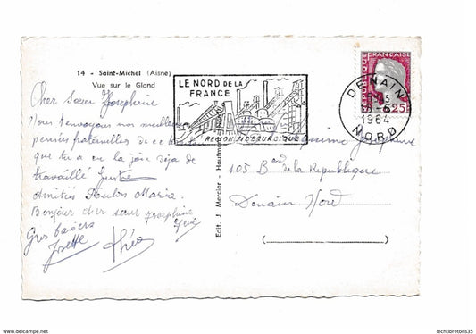 Carte postale - 14 saint michel aisne le gland