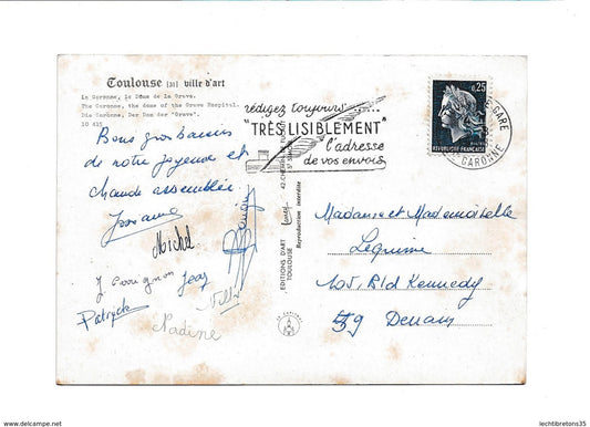 Carte postale - 31 10415 Garonne dôme grave