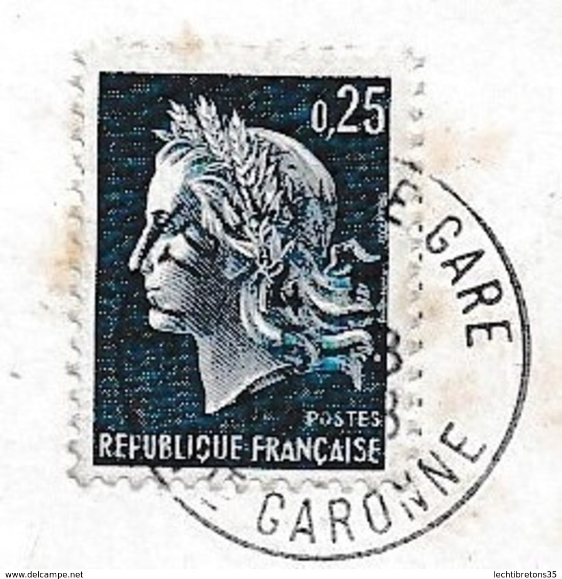 Carte postale - 31 10415 Garonne dôme grave