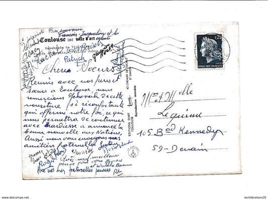Carte postale - Toulouse 31 marchande de violettes