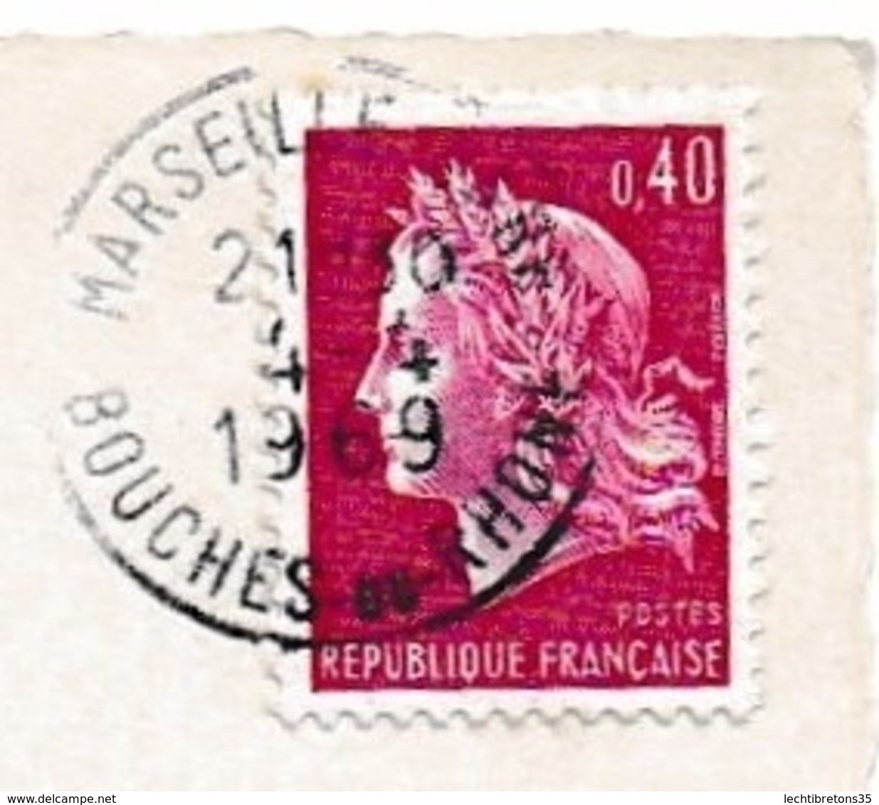 Carte postale - Reflets de provence marseille 13.55/88 la corniche