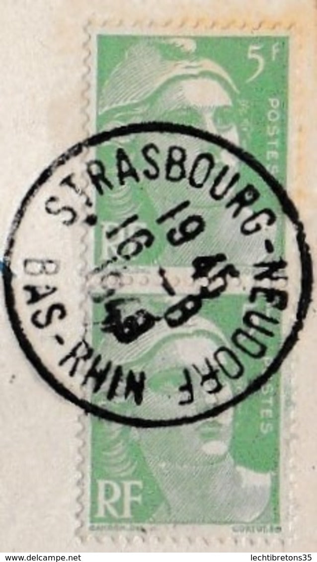 Carte postale - CENSURÉE ALSACIENNES SUR TOURELLES DE LA CATHÉDRALE 3206