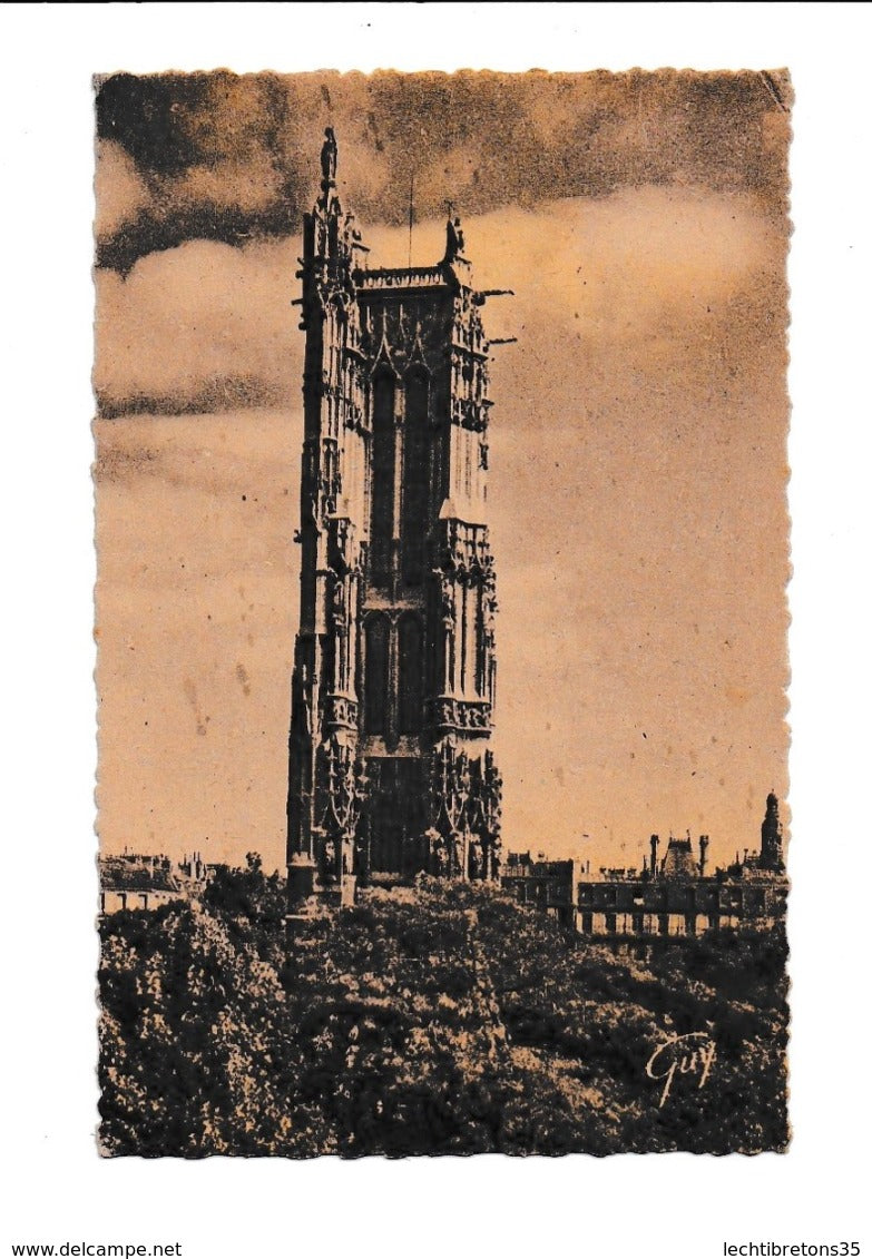 Carte postale - PARIS ET SES MERVEILLES 182 TOUR SAINT JACQUES BOUCHERIE