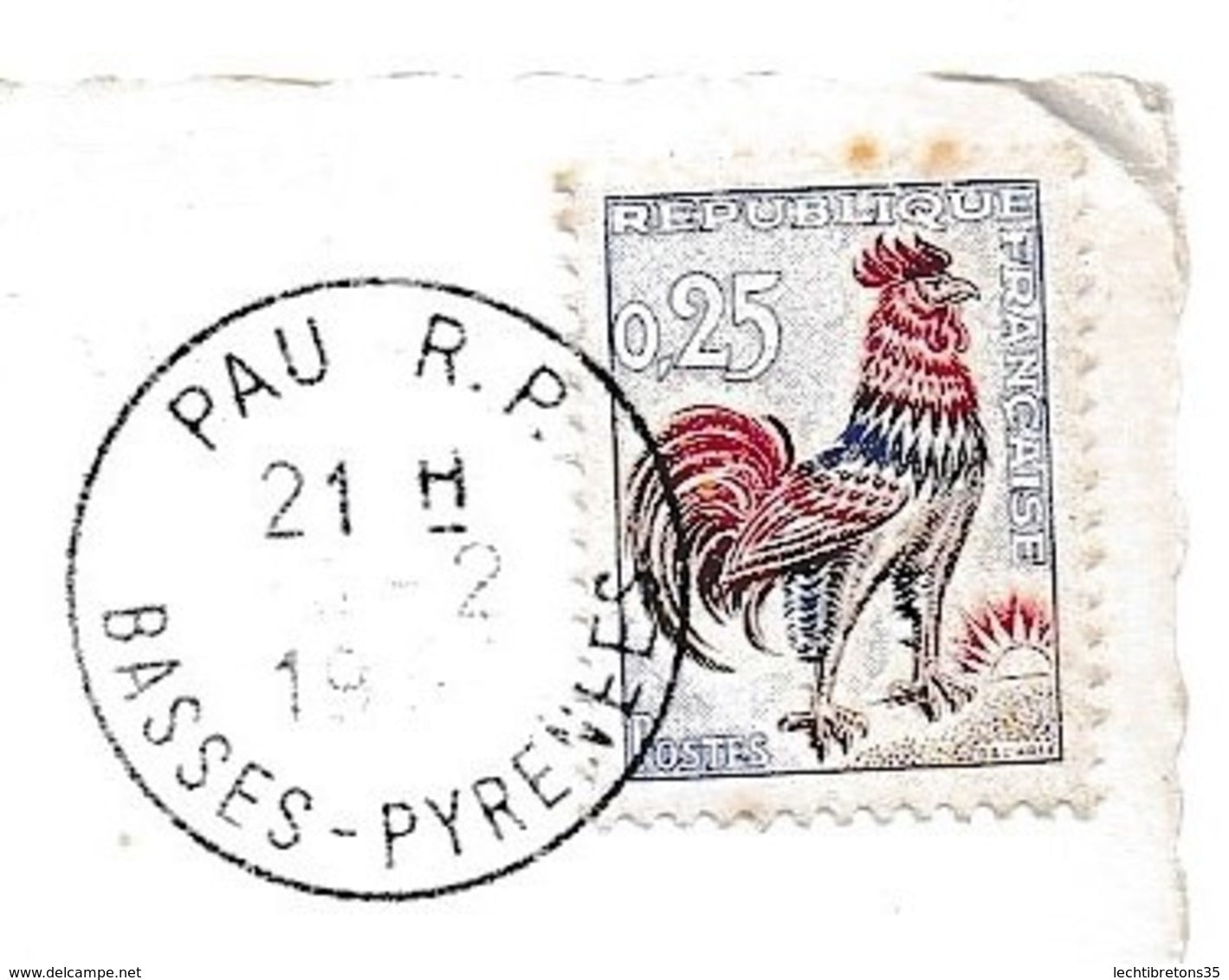 Carte postale - 198 BORDEAUX GIRONDE ESSO 2CV COX ELCE PAU HIVER ÉTÉ