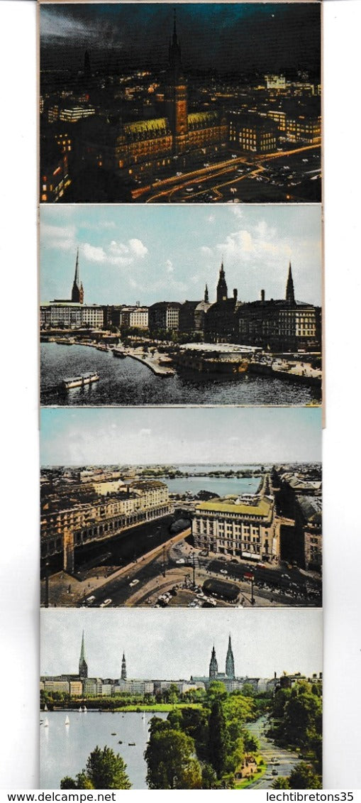 Carte postale - CARNET 11 CPA SOUVENIR HAMBURG HAMBOURG